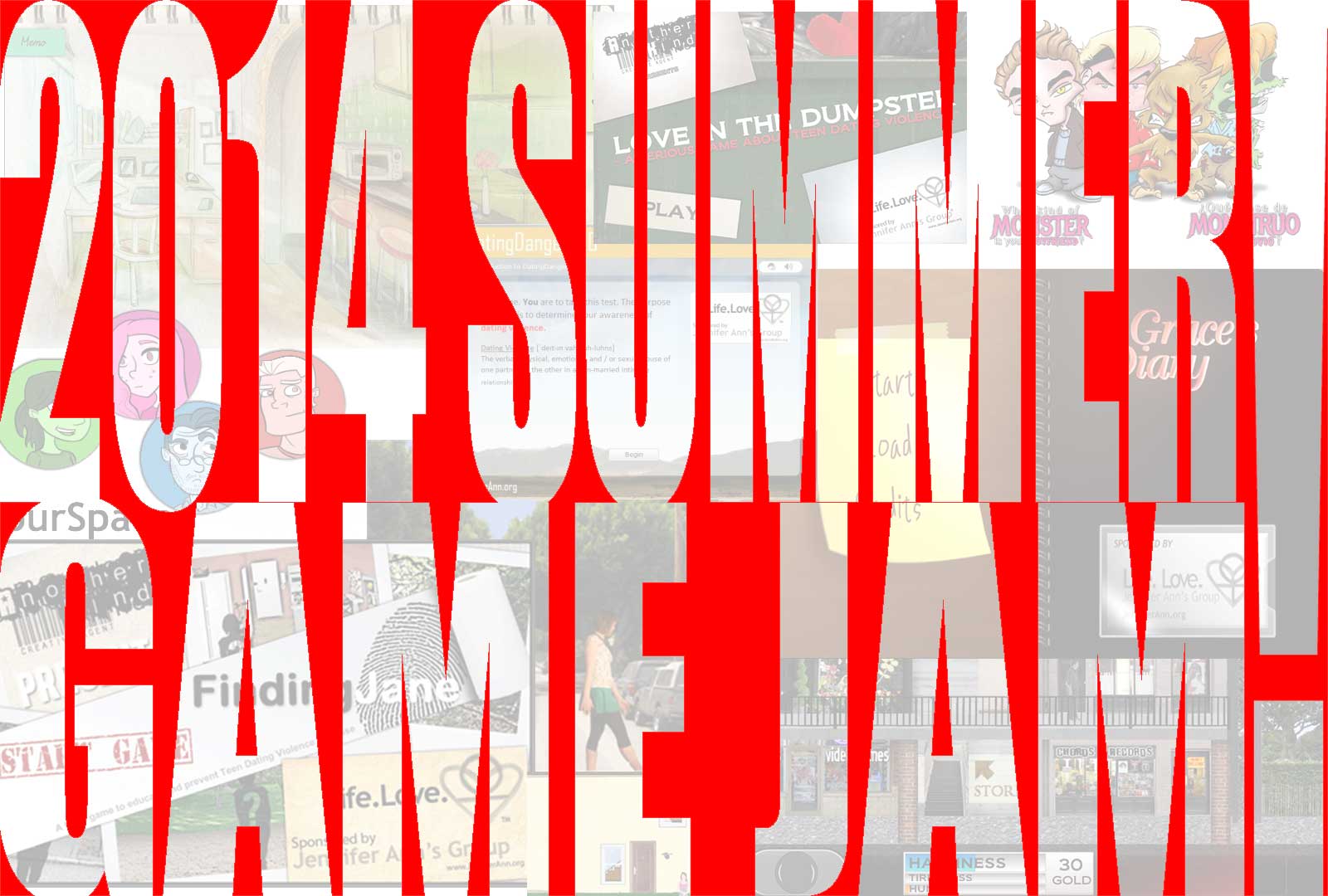 2014 Summer Game Jam presented by Jennifer Ann's Group, Southern Polytechnic State University, Теплица социальных технологий, and Georgia Game Developers Association.